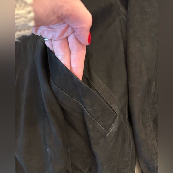 VTG! ICEBERG Ice Peace Panda Bomber Pelle Leather w/ Panda Embroidery, sz XL - Picture 9 of 14